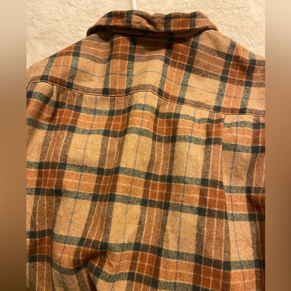 Pendleton the original boardshirt 100% virgin wool ranger plaid Large - Picture 3 of 13